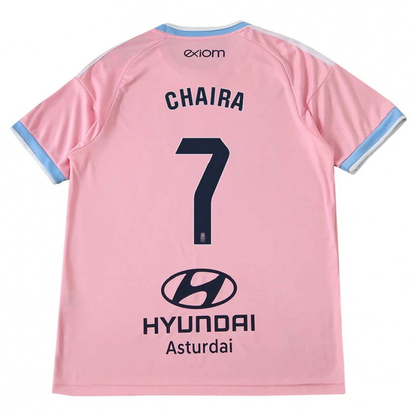 Danxen Mænd Ilyas Chaira #7 Kornblomstblå Pink Udebane Spillertrøjer 2026/27 Trøje T-Shirt