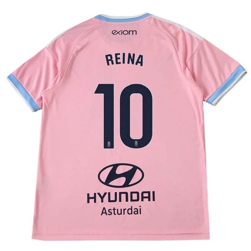 Danxen Mænd Alberto Reina #10 Kornblomstblå Pink Udebane Spillertrøjer 2026/27 Trøje T-Shirt