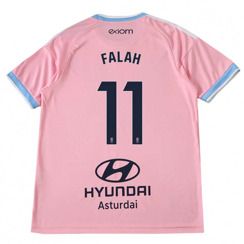 Danxen Mænd Omar Falah #11 Kornblomstblå Pink Udebane Spillertrøjer 2026/27 Trøje T-Shirt