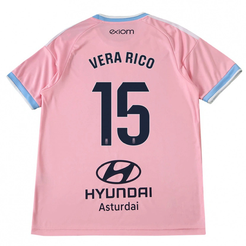 Danxen Mænd Vera Rico #15 Kornblomstblå Pink Udebane Spillertrøjer 2026/27 Trøje T-Shirt