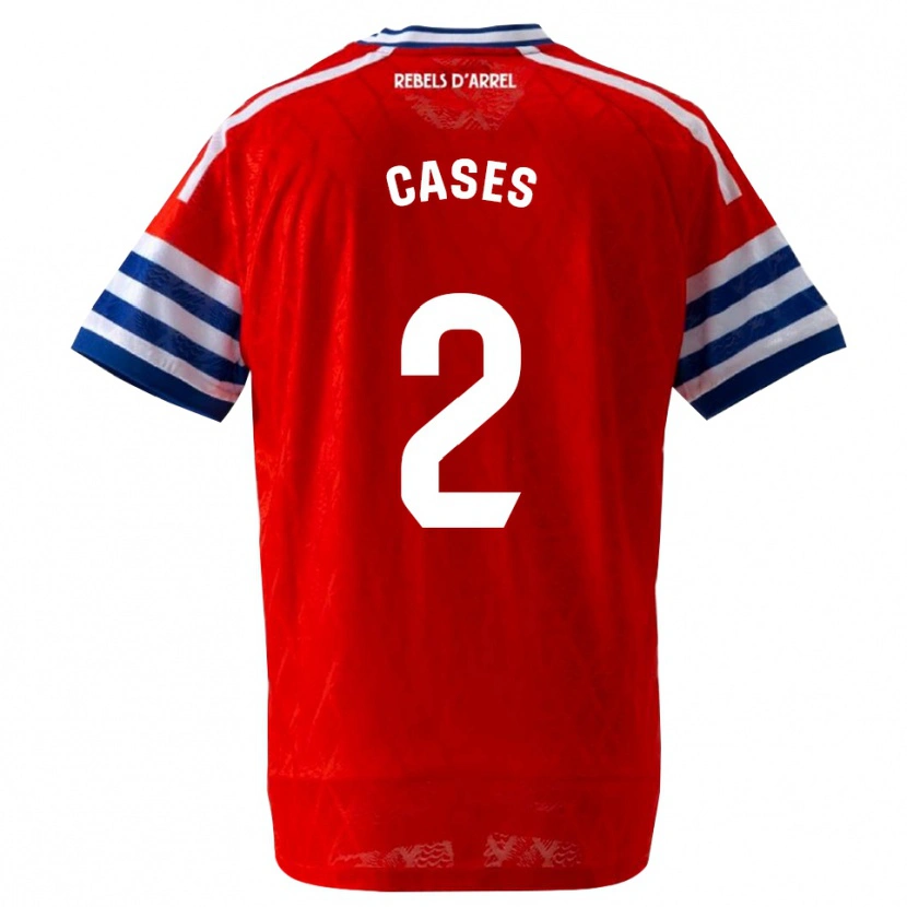 Danxen Mænd Arnau Cases #2 Kongeblå Rød Udebane Spillertrøjer 2026/27 Trøje T-Shirt