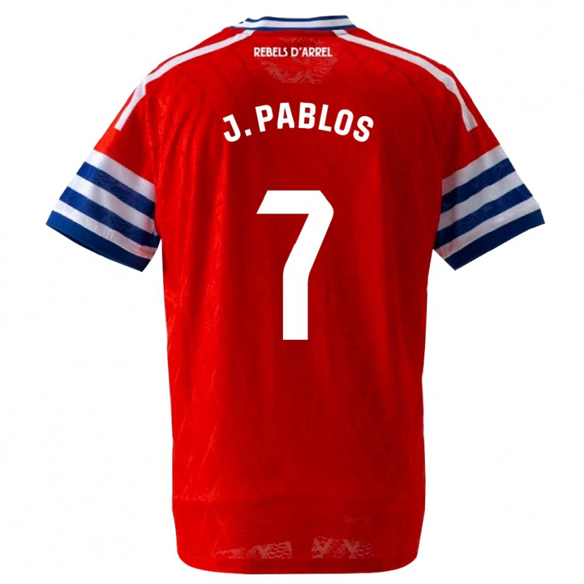 Danxen Mænd Judith Pablos Garrido #7 Kongeblå Rød Udebane Spillertrøjer 2026/27 Trøje T-Shirt