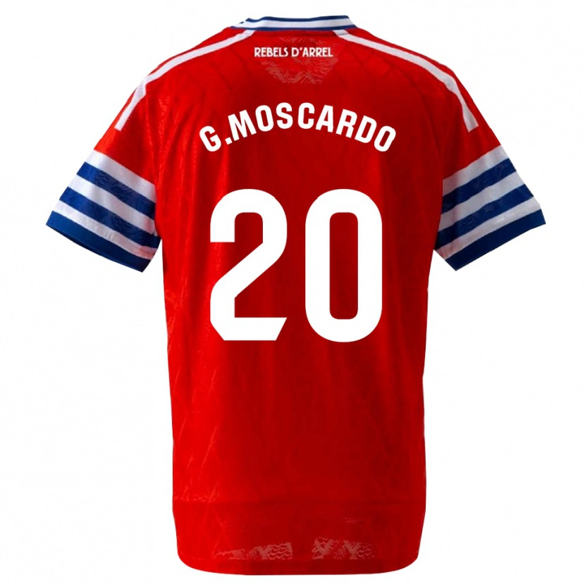 Danxen Mænd Gabriel Moscardo #20 Kongeblå Rød Udebane Spillertrøjer 2026/27 Trøje T-Shirt