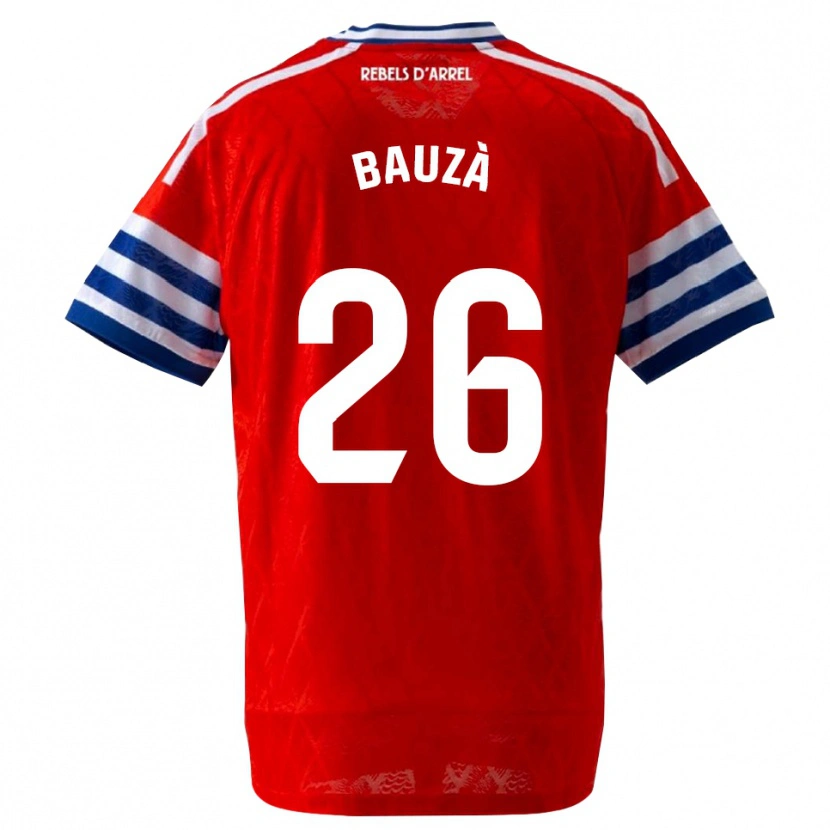 Danxen Mænd Rafel Bauzà #26 Kongeblå Rød Udebane Spillertrøjer 2026/27 Trøje T-Shirt