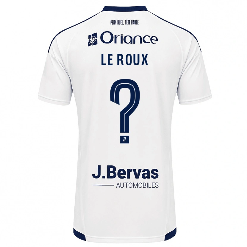 Danxen Mænd Antonia Le Roux #0 Marinehvid Udebane Spillertrøjer 2026/27 Trøje T-Shirt