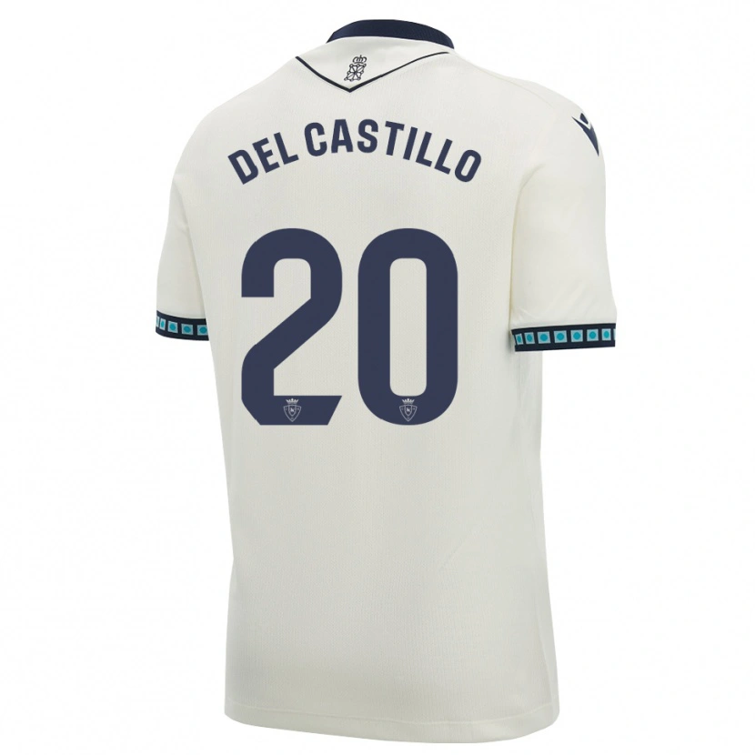 Danxen Mænd Romain Del Castillo #20 Hvid Sort Lys Himmelblå Udebane Spillertrøjer 2026/27 Trøje T-Shirt