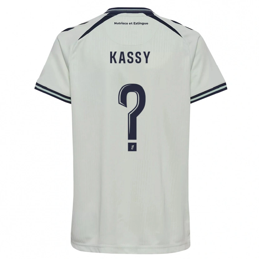 Danxen Mænd Berni Kassy #0 Midnatsblå Hvid Udebane Spillertrøjer 2026/27 Trøje T-Shirt