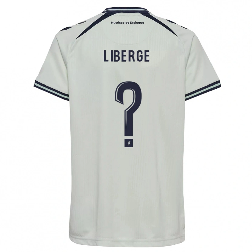 Danxen Mænd Aïssatou Liberge #0 Midnatsblå Hvid Udebane Spillertrøjer 2026/27 Trøje T-Shirt