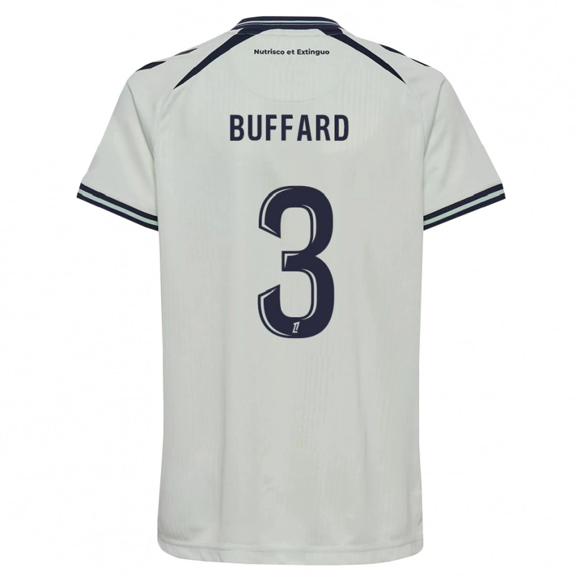 Danxen Mænd Matthieu Buffard #3 Midnatsblå Hvid Udebane Spillertrøjer 2026/27 Trøje T-Shirt