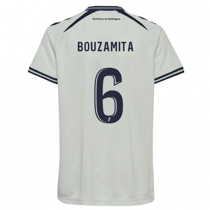 Danxen Mænd Alexandre Bouzamita #6 Midnatsblå Hvid Udebane Spillertrøjer 2026/27 Trøje T-Shirt
