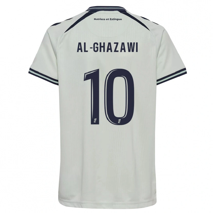Danxen Mænd Zayn Al-Ghazawi #10 Midnatsblå Hvid Udebane Spillertrøjer 2026/27 Trøje T-Shirt