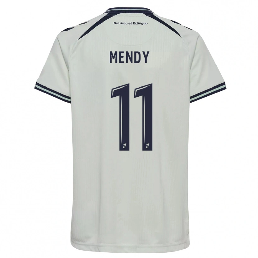 Danxen Mænd Mélinda Mendy #11 Midnatsblå Hvid Udebane Spillertrøjer 2026/27 Trøje T-Shirt