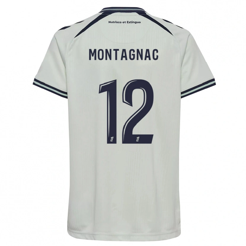 Danxen Mænd Alexandre Montagnac #12 Midnatsblå Hvid Udebane Spillertrøjer 2026/27 Trøje T-Shirt