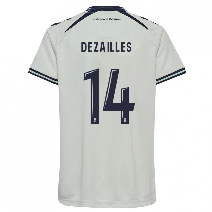 Danxen Mænd Arsène Dezailles #14 Midnatsblå Hvid Udebane Spillertrøjer 2026/27 Trøje T-Shirt