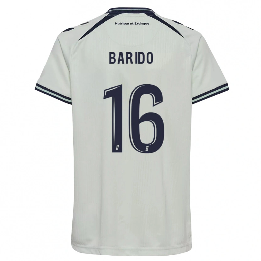 Danxen Mænd Jules Barido #16 Midnatsblå Hvid Udebane Spillertrøjer 2026/27 Trøje T-Shirt