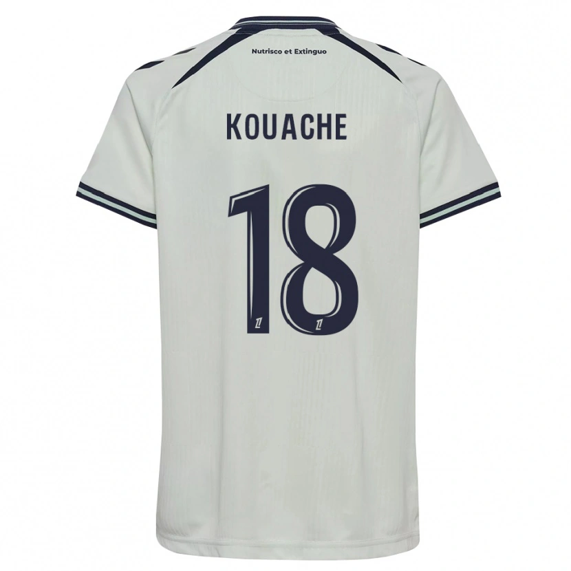 Danxen Mænd Éva Kouache #18 Midnatsblå Hvid Udebane Spillertrøjer 2026/27 Trøje T-Shirt