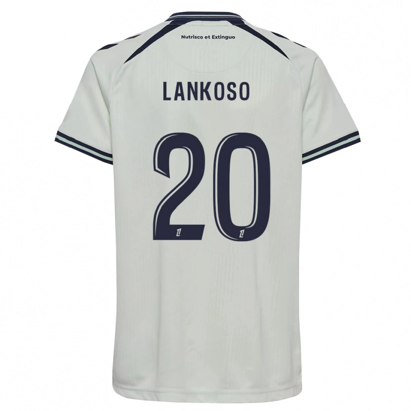 Danxen Mænd Lenny Lankoso #20 Midnatsblå Hvid Udebane Spillertrøjer 2026/27 Trøje T-Shirt