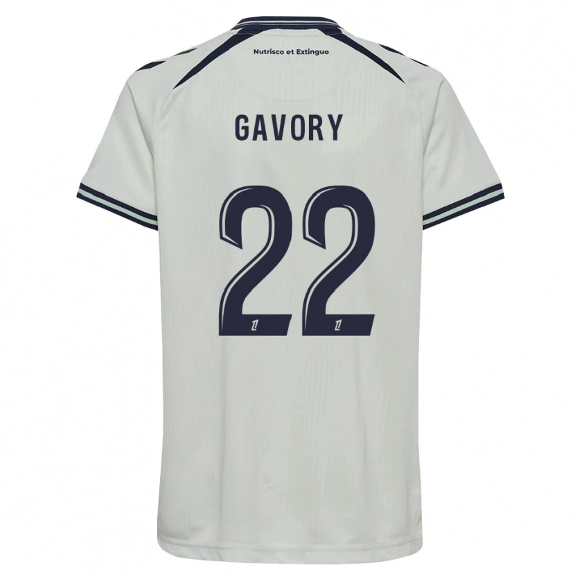 Danxen Mænd Christy Gavory #22 Midnatsblå Hvid Udebane Spillertrøjer 2026/27 Trøje T-Shirt