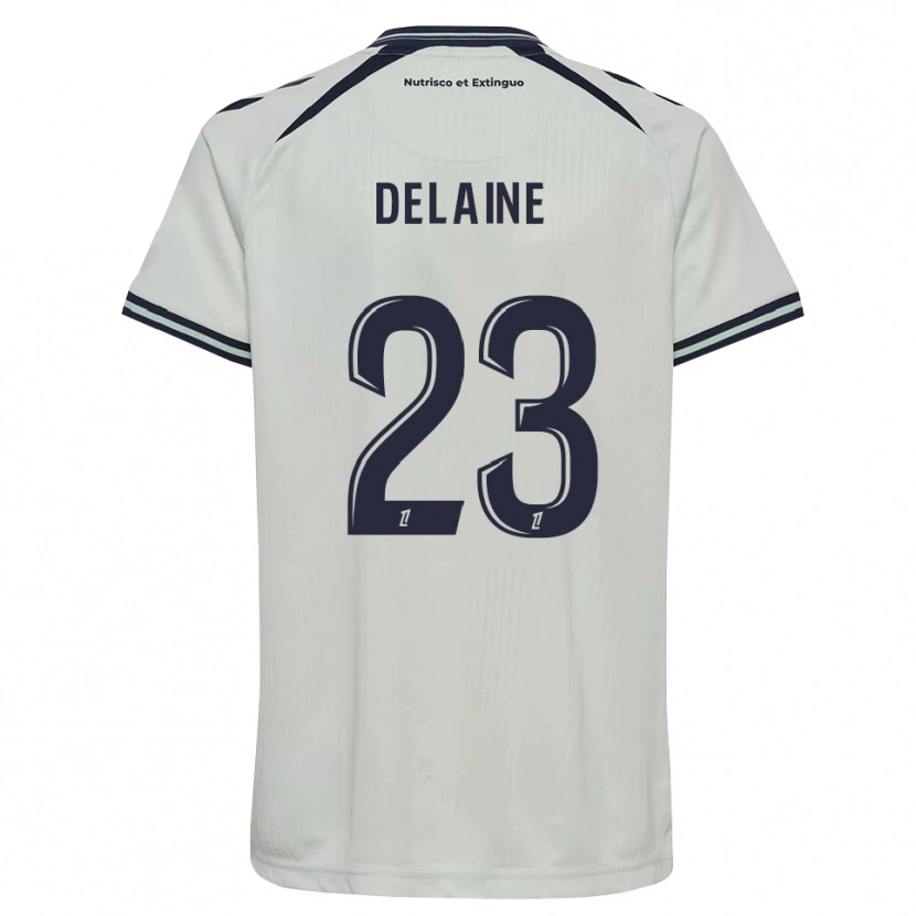 Danxen Mænd Thomas Delaine #23 Midnatsblå Hvid Udebane Spillertrøjer 2026/27 Trøje T-Shirt