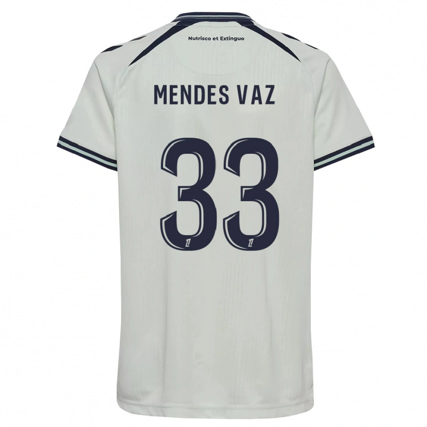 Danxen Mænd Hernâni Mendes Vaz #33 Midnatsblå Hvid Udebane Spillertrøjer 2026/27 Trøje T-Shirt