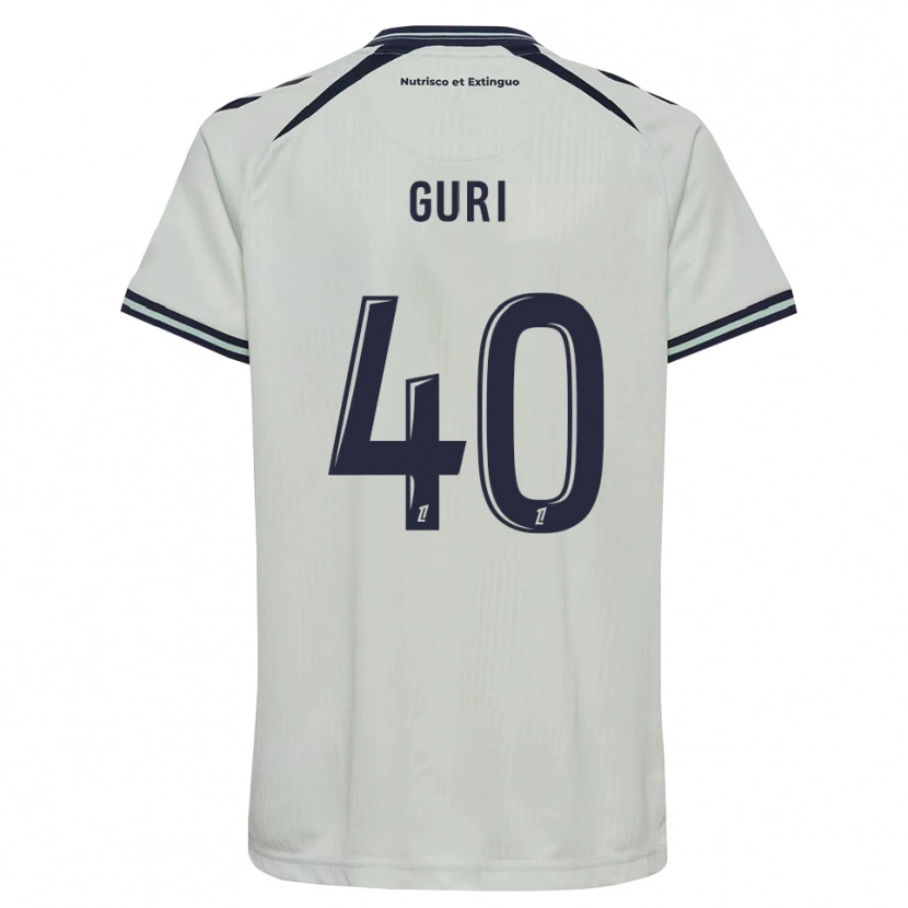 Danxen Mænd Gabriel Guri #40 Midnatsblå Hvid Udebane Spillertrøjer 2026/27 Trøje T-Shirt