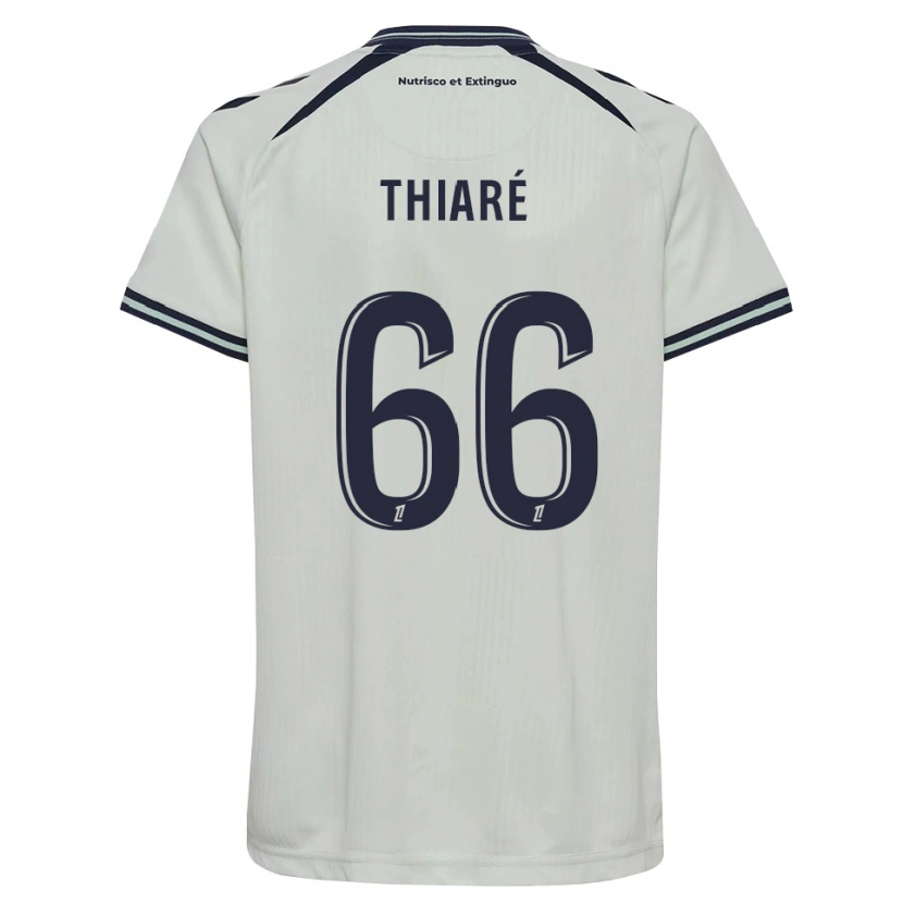 Danxen Mænd Aliou Thiaré #66 Midnatsblå Hvid Udebane Spillertrøjer 2026/27 Trøje T-Shirt