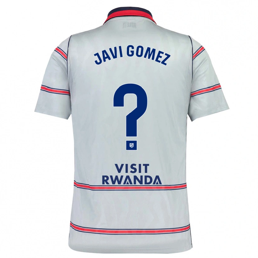 Danxen Mænd Javi Gomez #0 Grå Rød Marineblå Tredje Sæt Spillertrøjer 2026/27 Trøje T-Shirt