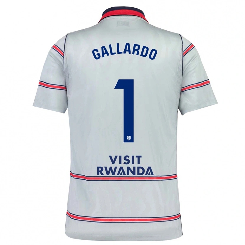Danxen Mænd Lola Gallardo #1 Grå Rød Marineblå Tredje Sæt Spillertrøjer 2026/27 Trøje T-Shirt