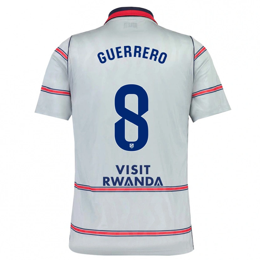 Danxen Mænd Irene Guerrero #8 Grå Rød Marineblå Tredje Sæt Spillertrøjer 2026/27 Trøje T-Shirt