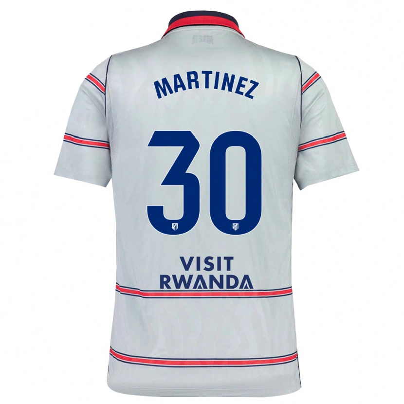 Danxen Mænd Daniel Martinez #30 Grå Rød Marineblå Tredje Sæt Spillertrøjer 2026/27 Trøje T-Shirt