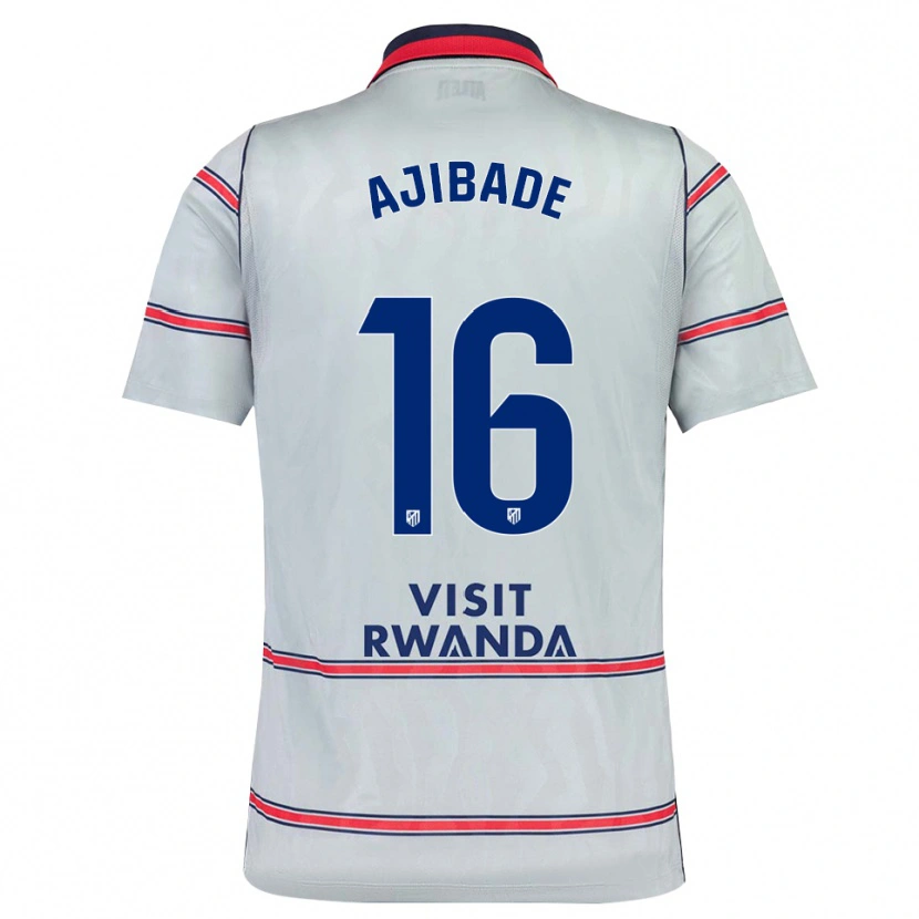 Danxen Mænd Rasheedat Ajibade #16 Grå Rød Marineblå Tredje Sæt Spillertrøjer 2026/27 Trøje T-Shirt