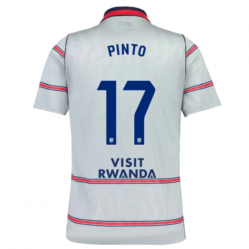 Danxen Mænd Tatiana Pinto #17 Grå Rød Marineblå Tredje Sæt Spillertrøjer 2026/27 Trøje T-Shirt
