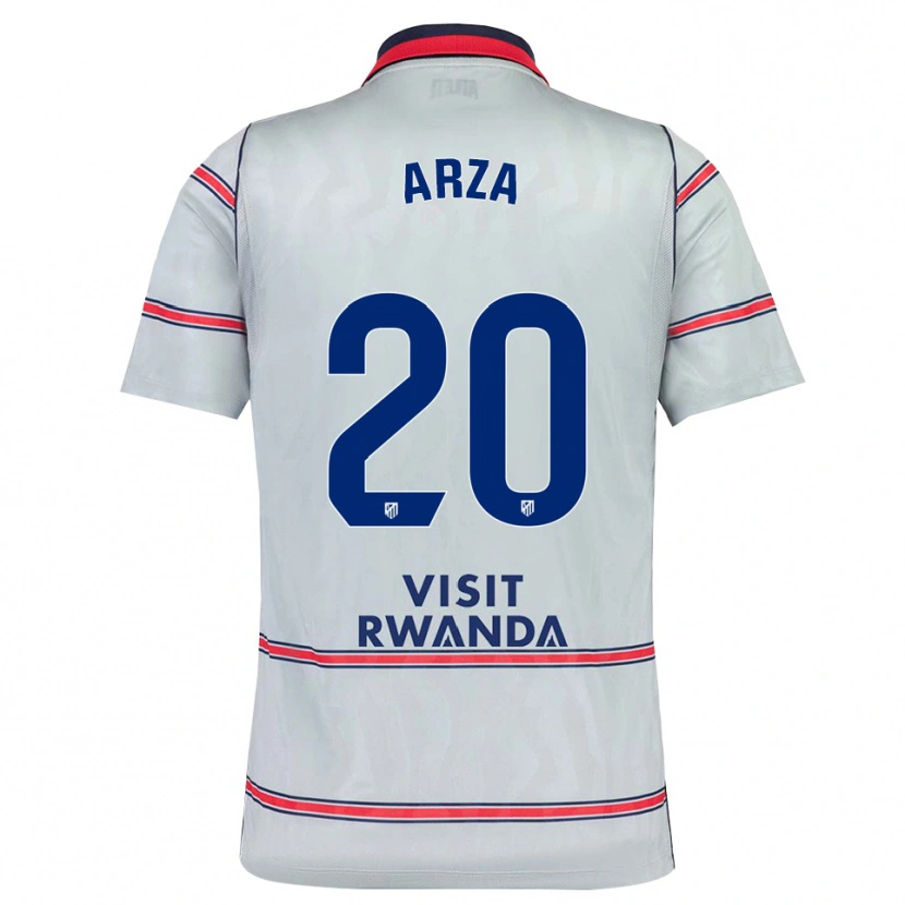 Danxen Mænd David Arza #20 Grå Rød Marineblå Tredje Sæt Spillertrøjer 2026/27 Trøje T-Shirt