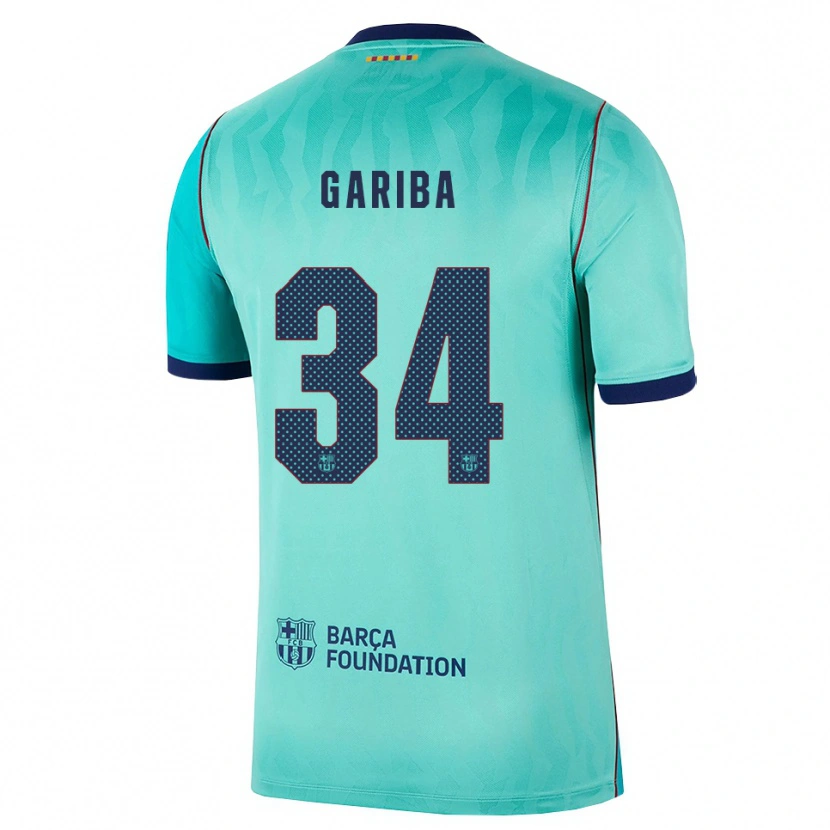 Danxen Mænd Hafiz Gariba #34 Aqua Mørk Turkis Kongeblå Tredje Sæt Spillertrøjer 2026/27 Trøje T-Shirt