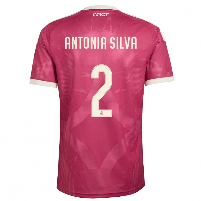 Danxen Mænd Antônia Silva #2 Bleg Violet Rød Hvid Tredje Sæt Spillertrøjer 2026/27 Trøje T-Shirt