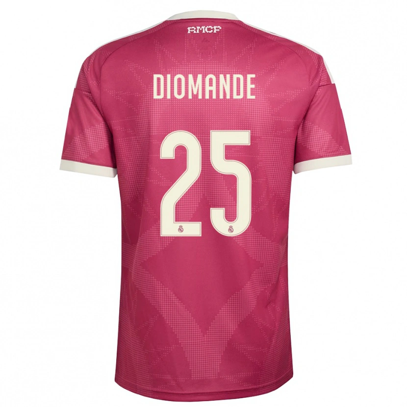 Danxen Mænd Yan Diomande #25 Bleg Violet Rød Hvid Tredje Sæt Spillertrøjer 2026/27 Trøje T-Shirt