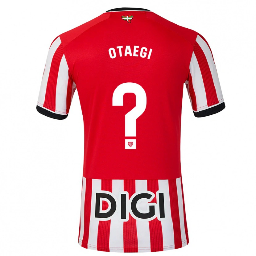 Danxen Kvinder Gaizka Otaegi #0 Rød Sort Hvid Hjemmebane Spillertrøjer 2026/27 Trøje T-Shirt