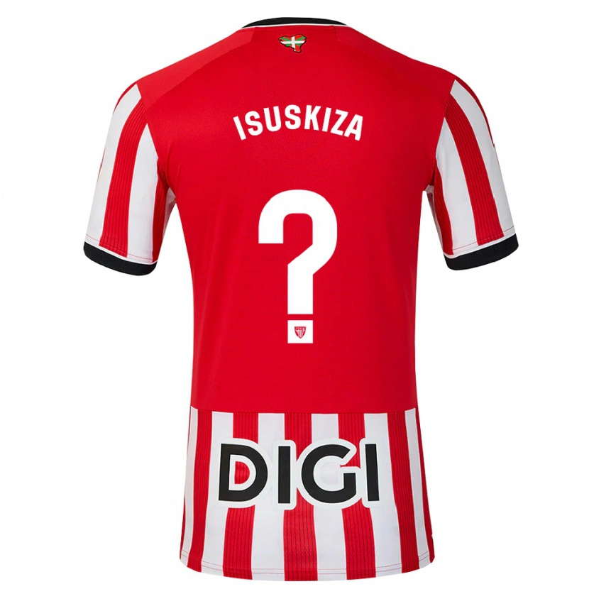 Danxen Kvinder Gorka Isuskiza #0 Rød Sort Hvid Hjemmebane Spillertrøjer 2026/27 Trøje T-Shirt
