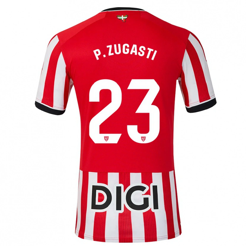 Danxen Kvinder Patricia Zugasti Osés #23 Rød Sort Hvid Hjemmebane Spillertrøjer 2026/27 Trøje T-Shirt