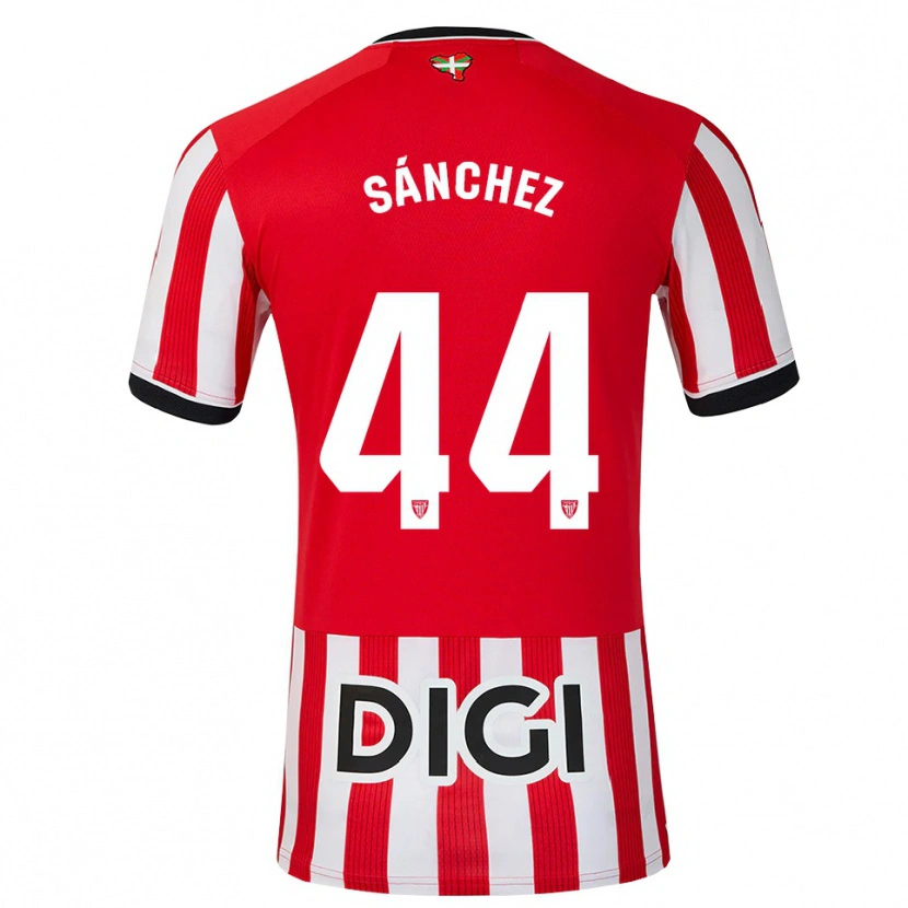 Danxen Kvinder Selton Sánchez #44 Rød Sort Hvid Hjemmebane Spillertrøjer 2026/27 Trøje T-Shirt