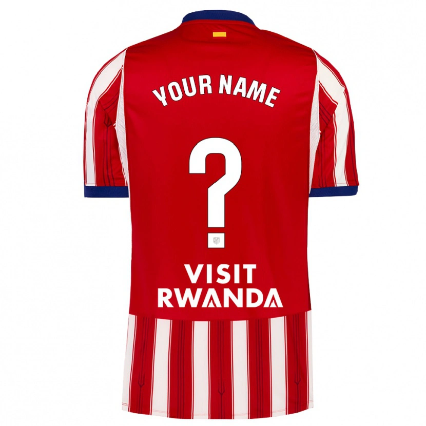 Danxen Kvinder Dit Navn #0 Kongeblå Rød Hvid Hjemmebane Spillertrøjer 2026/27 Trøje T-Shirt