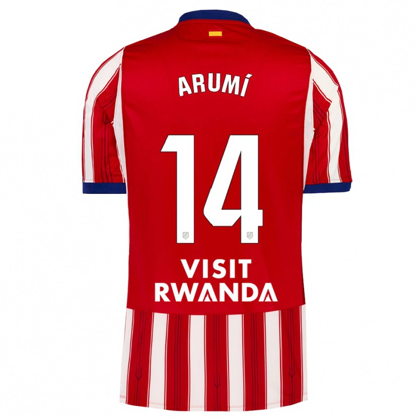 Danxen Kvinder Joel Arumí #14 Kongeblå Rød Hvid Hjemmebane Spillertrøjer 2026/27 Trøje T-Shirt