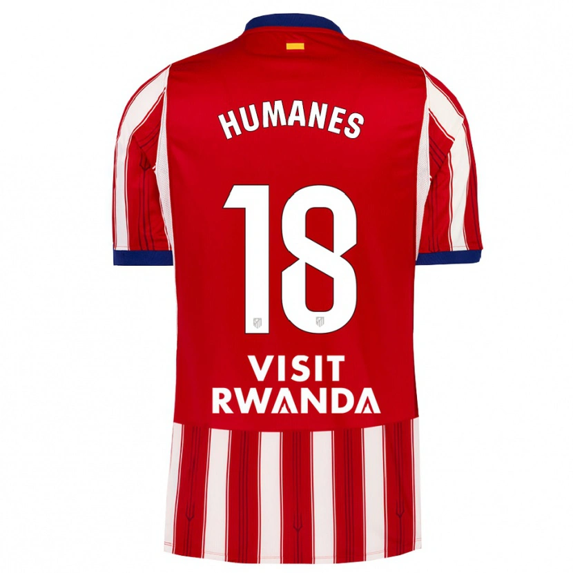 Danxen Kvinder Hugo Humanes #18 Kongeblå Rød Hvid Hjemmebane Spillertrøjer 2026/27 Trøje T-Shirt