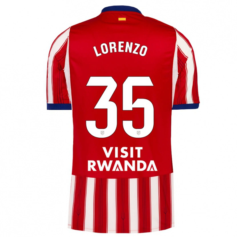 Danxen Kvinder Diego Lorenzo #35 Kongeblå Rød Hvid Hjemmebane Spillertrøjer 2026/27 Trøje T-Shirt