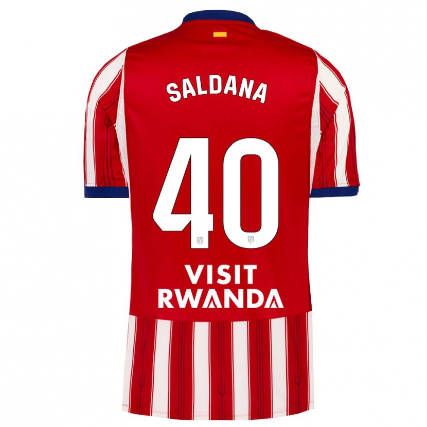 Danxen Kvinder Jose Saldana #40 Kongeblå Rød Hvid Hjemmebane Spillertrøjer 2026/27 Trøje T-Shirt