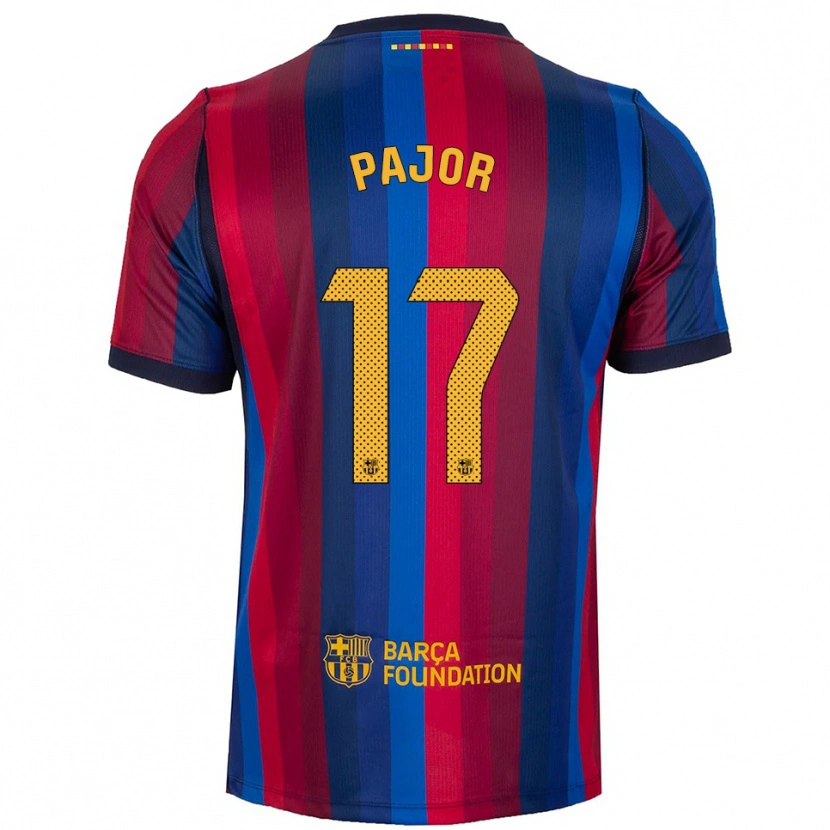 Danxen Kvinder Ewa Pajor #17 Kongeblå Rød Gul Hjemmebane Spillertrøjer 2026/27 Trøje T-Shirt