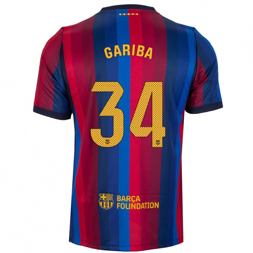 Danxen Kvinder Hafiz Gariba #34 Kongeblå Rød Gul Hjemmebane Spillertrøjer 2026/27 Trøje T-Shirt