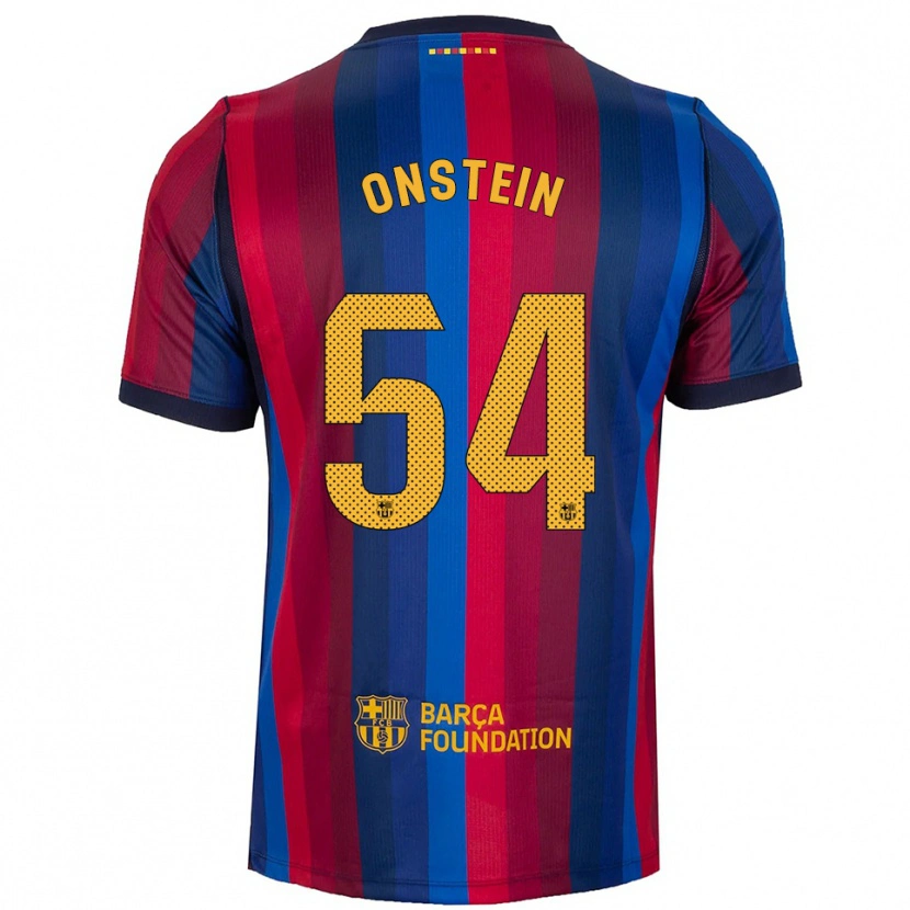 Danxen Kvinder Juwensley Onstein #54 Kongeblå Rød Gul Hjemmebane Spillertrøjer 2026/27 Trøje T-Shirt
