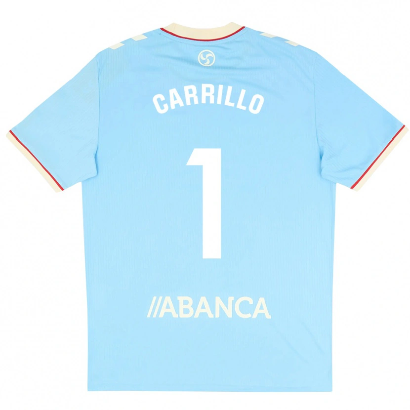 Danxen Kvinder Coke Carrillo #1 Himmelblå Hvid Rød Hjemmebane Spillertrøjer 2026/27 Trøje T-Shirt