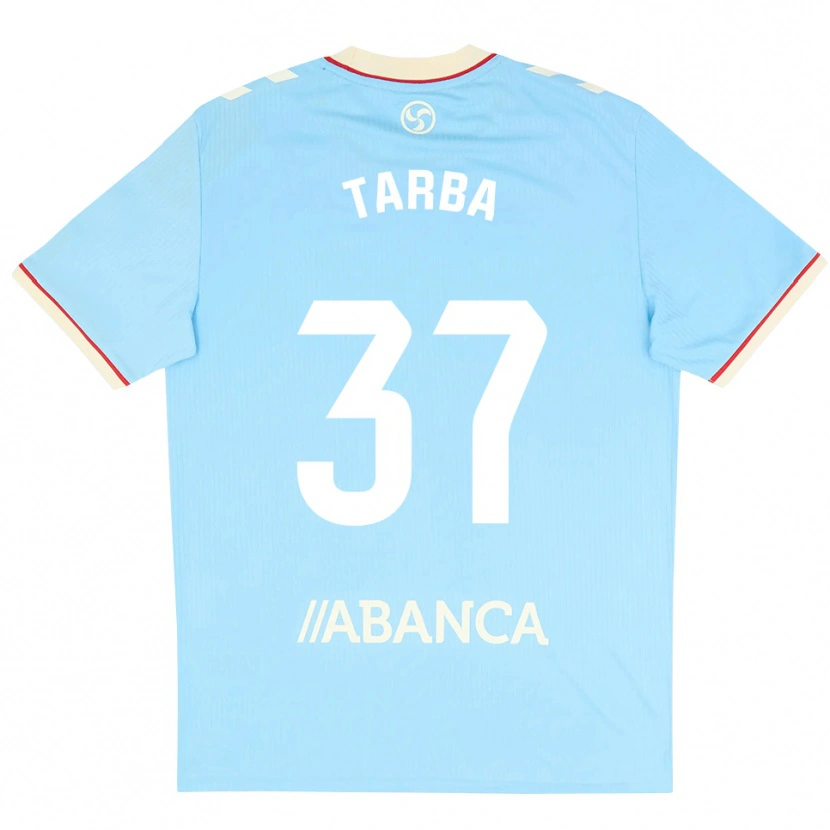 Danxen Kvinder Ianis Tarba #37 Himmelblå Hvid Rød Hjemmebane Spillertrøjer 2026/27 Trøje T-Shirt
